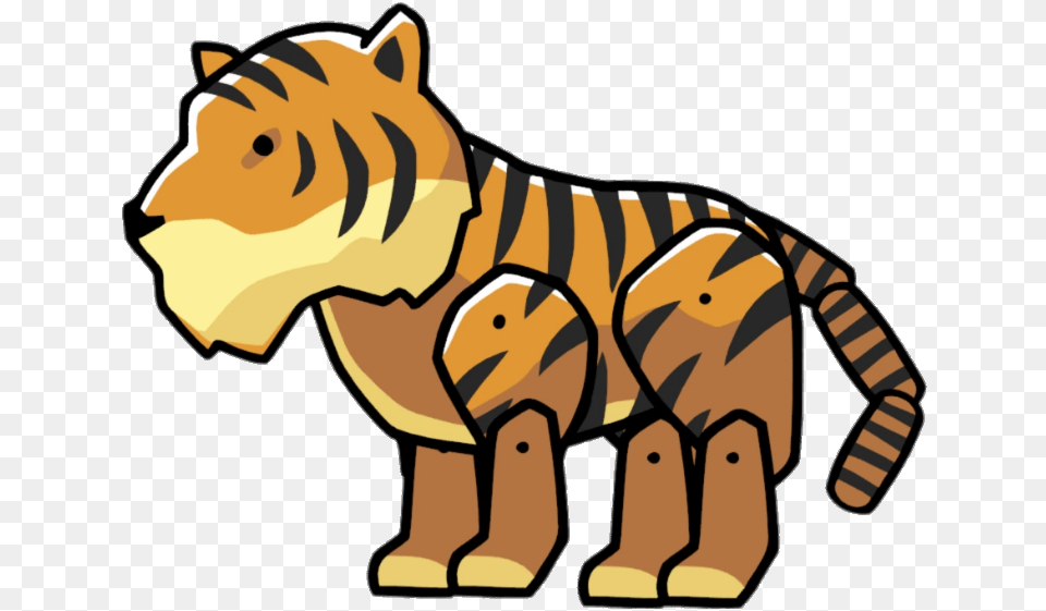 Scribblenauts Tiger Clip Arts, Animal, Bear, Mammal, Wildlife Free Png