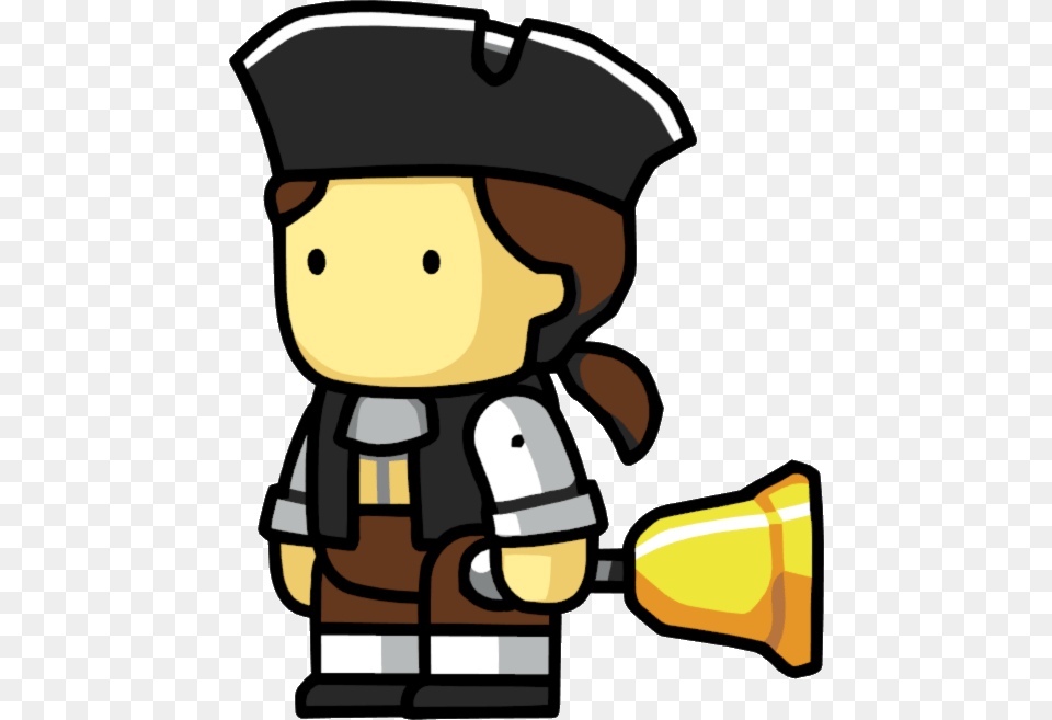Scribblenauts Town Crier With Bell Town Crier Bell Clipart, Device, Grass, Lawn, Lawn Mower Free Transparent Png