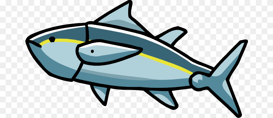 Scribblenauts Tuna, Animal, Fish, Sea Life, Shark Free Transparent Png
