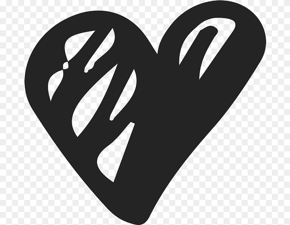 Scribbly Heart Clipart, Clothing, Glove Free Png