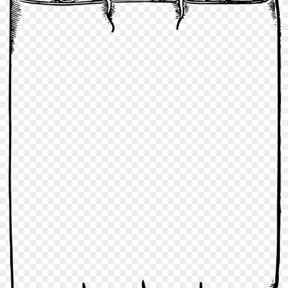 Scroll Border Clip Art Transparent Images, Gray Free Png