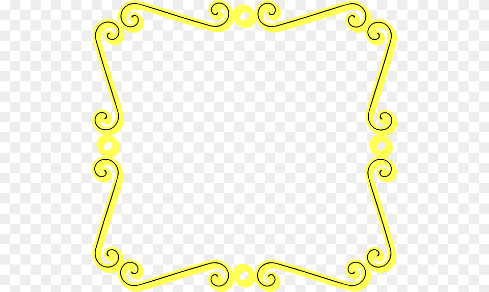 Scroll Borders Clipart Decal, Text Free Png