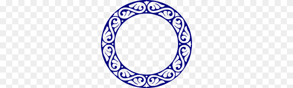 Scroll Circle Blue Clip Art, Oval, Pottery, Porcelain, Disk Png Image