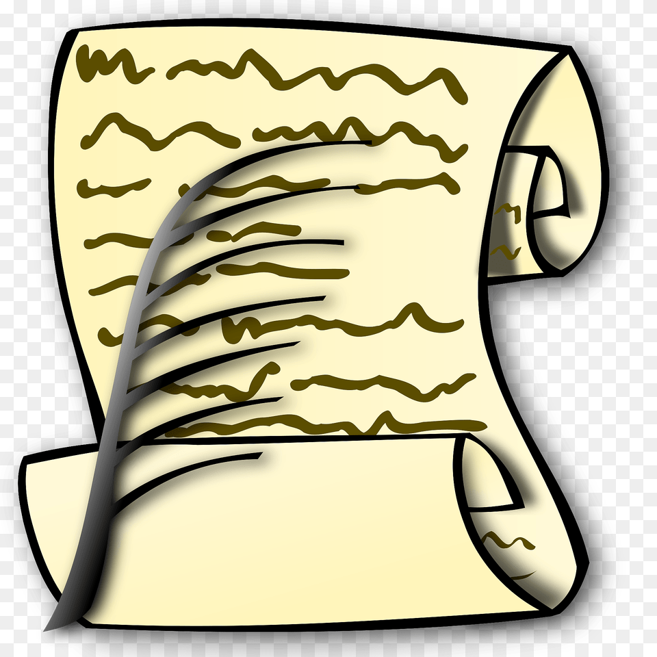 Scroll Clipart, Text, Document, Person Free Png