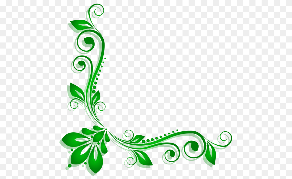 Scroll Clipart Flower Scroll Flower For Download, Art, Floral Design, Graphics, Green Free Transparent Png