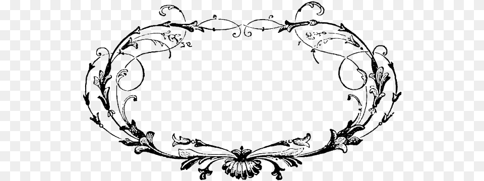 Scroll Clipart Top Border Scroll Clipart Black And White Frame, Accessories, Stencil, Art, Floral Design Png