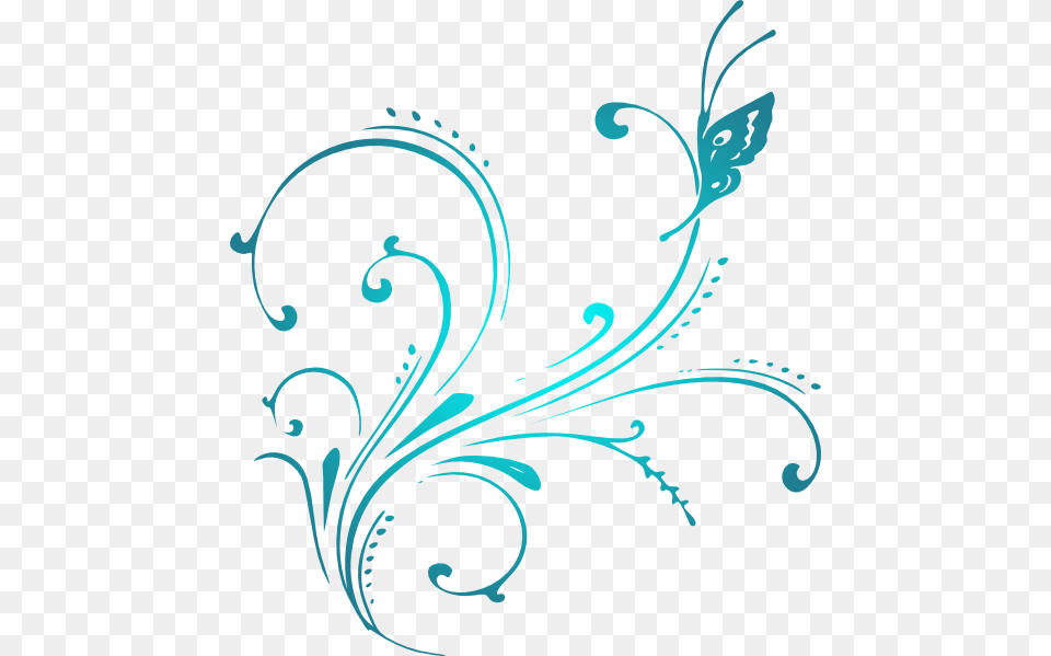 Scroll Clipart Vector Butterfly Scroll Clipart, Art, Floral Design, Graphics, Pattern Free Png Download