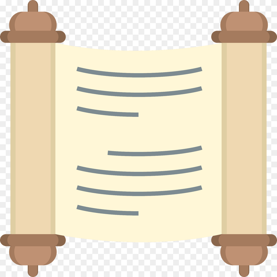 Scroll Emoji Clipart, Document, Text Png