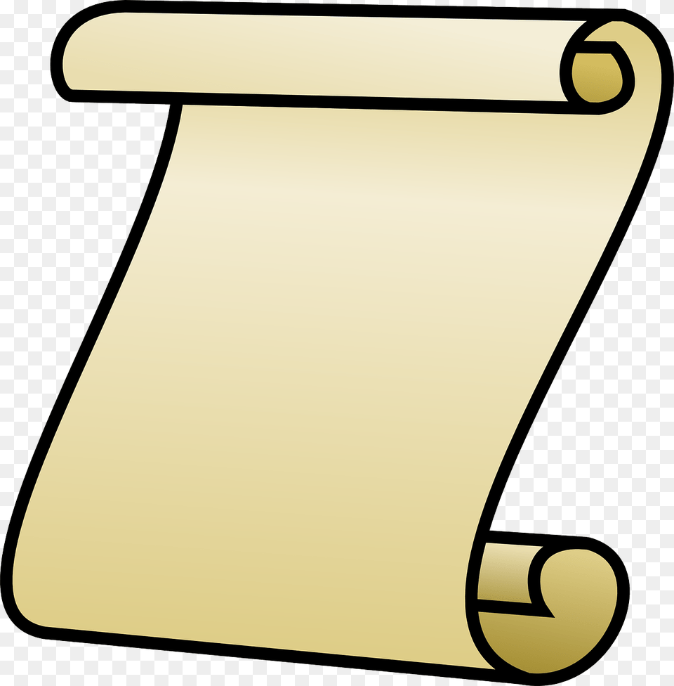 Scroll Icon Note Paper Open Cartoon Letter Roll Paper Scroll Clipart, Document, Text Png Image