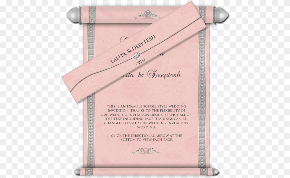 Scroll Style Wedding Invitations, Text, Document, Book, Publication Png