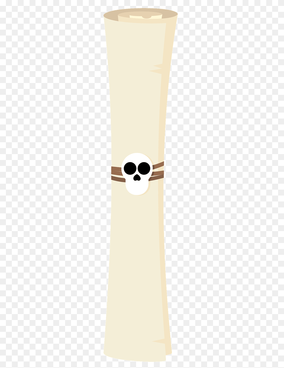 Scroll With Skull Clipart Free Transparent Png