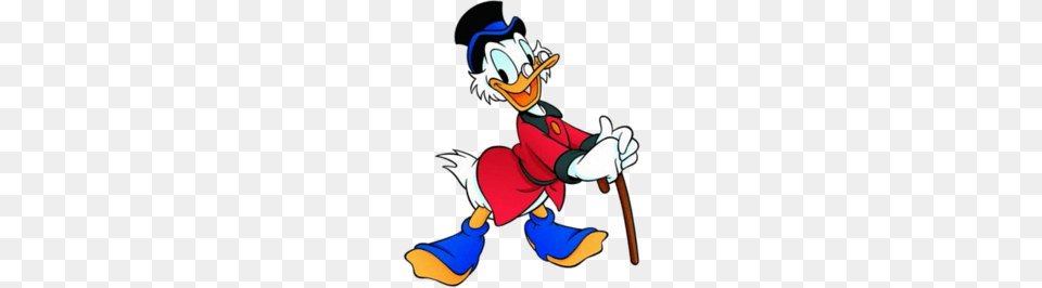 Scrooge Mcduck, Cleaning, Person, Cartoon, Dynamite Free Transparent Png