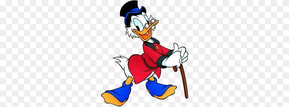 Scrooge Mcduck, Cartoon, Cleaning, Person, Baby Free Transparent Png