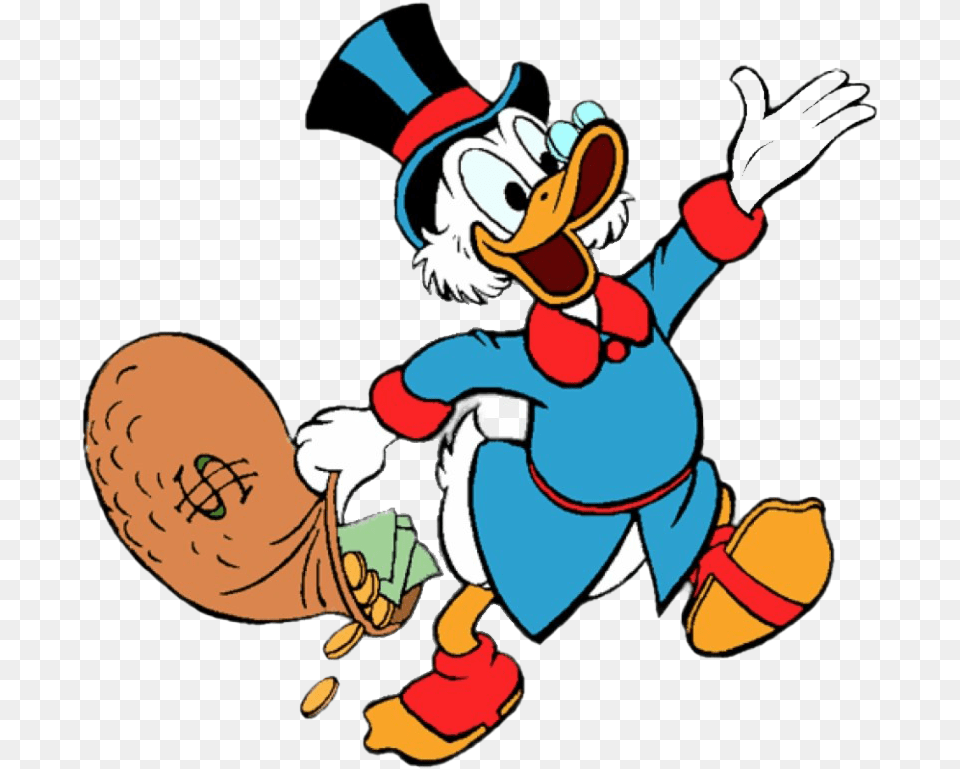 Scrooge Mcduck File Scrooge Mcduck Money Bag, Baby, Person, Cartoon, Face Free Transparent Png