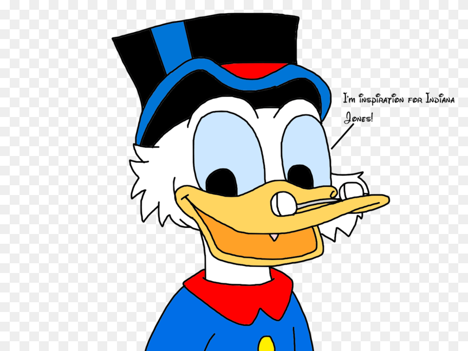 Scrooge Mcduck Is Inspiration For Indiana Jones, Cartoon, Baby, Person Free Transparent Png