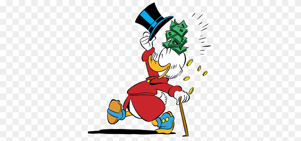 Scrooge Mcduck Its A Disney Thing Scrooge Mcduck, Baby, Person, Cartoon, Book Free Png Download