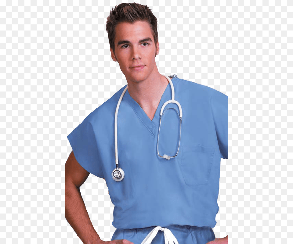 Scrub Suit Continuous Sleeve, Adult, Male, Man, Person Free Png Download