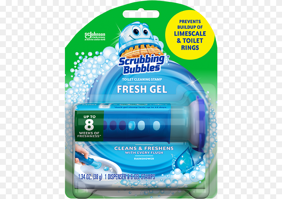Scrubbing Bubbles Fresh Gel Rainshower Scrubbing Bubbles Toilet Gel Refills Free Png