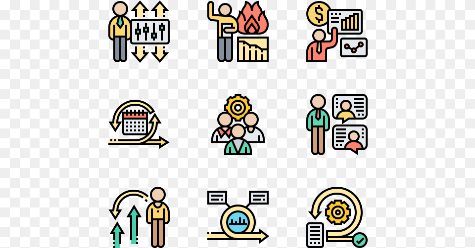 Scrum Process Vet Icons, Person, Qr Code Png