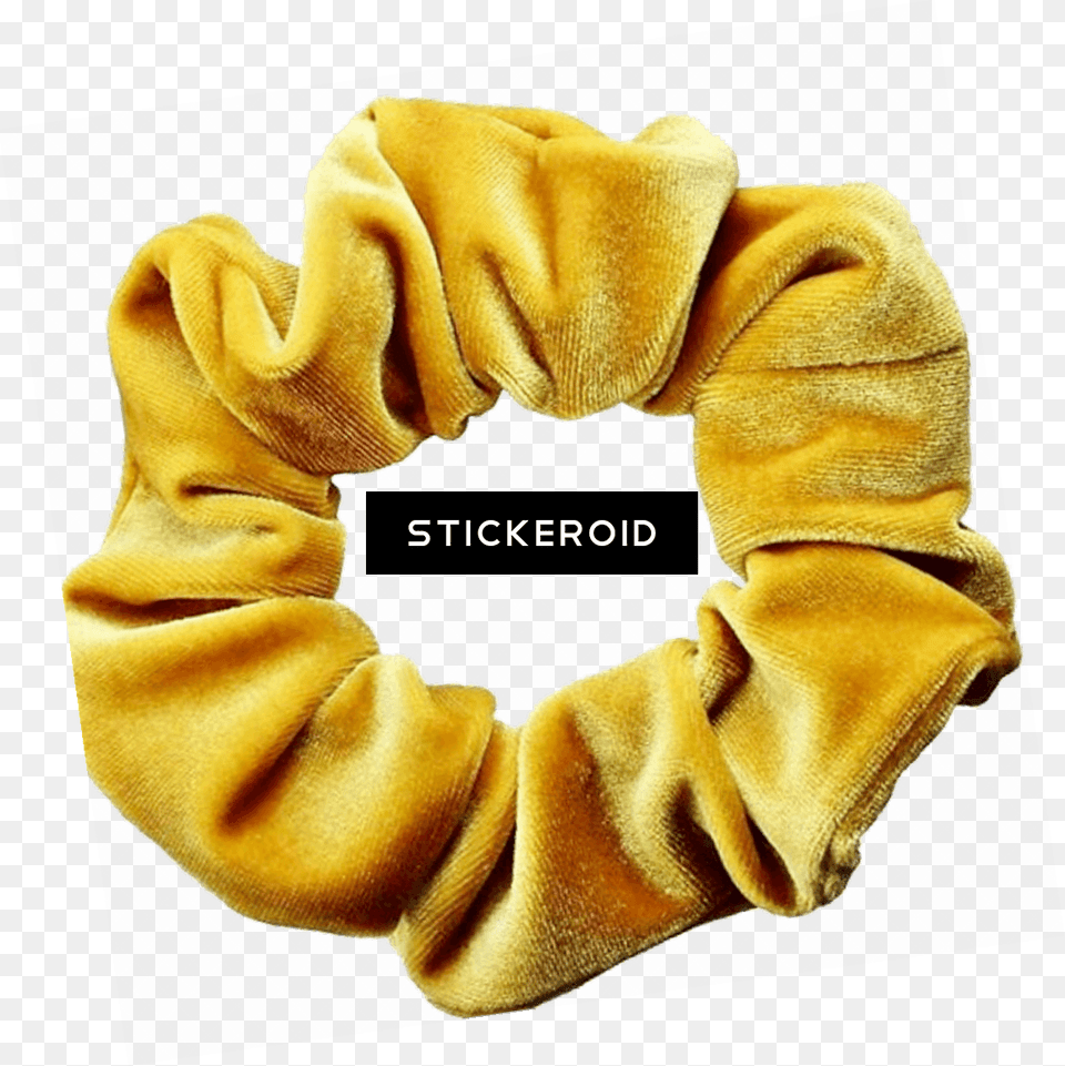 Scrunchie King All Colors Velvet Scrunchies Ponytail Aesthetic Yellow Niche, Clothing, Fleece, Baby, Person Png