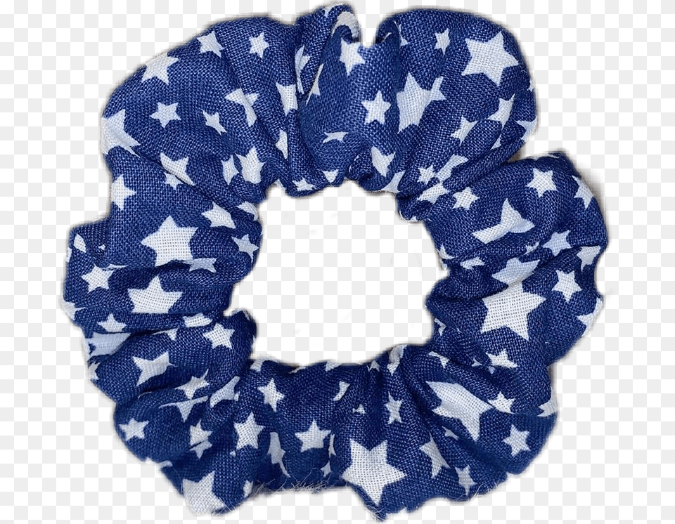 Scrunchie Scrunchies Bluescrunchie Aesthetic Blueaesthetic Wreath, Cushion, Home Decor, Clothing, Hat Free Transparent Png