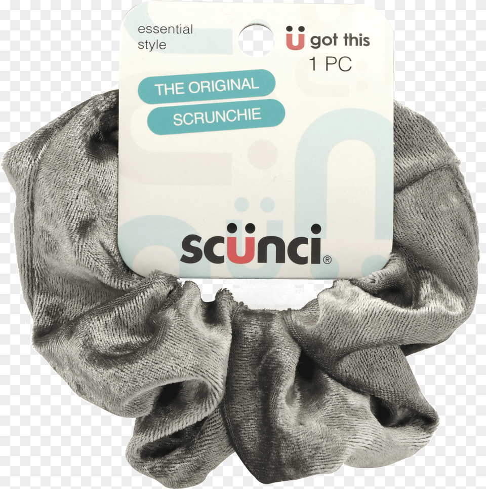 Scrunchie Velvet 1pk Wool, Bag, Baby, Person, Text Free Png Download