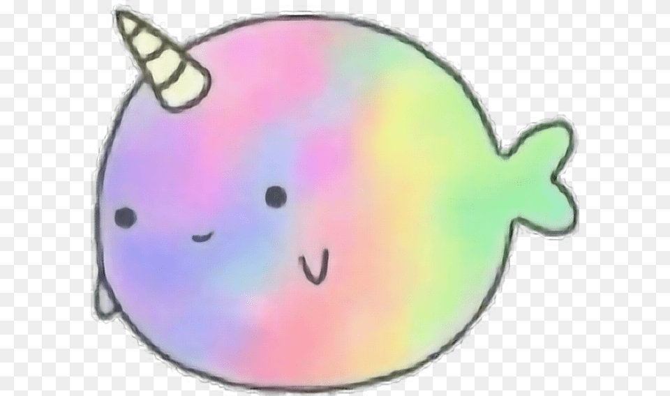 Scseacreatures Narwhale Rainbow Tumblr Redbubble Stickers Narwhal, Hockey, Ice Hockey, Ice Hockey Puck, Rink Free Png