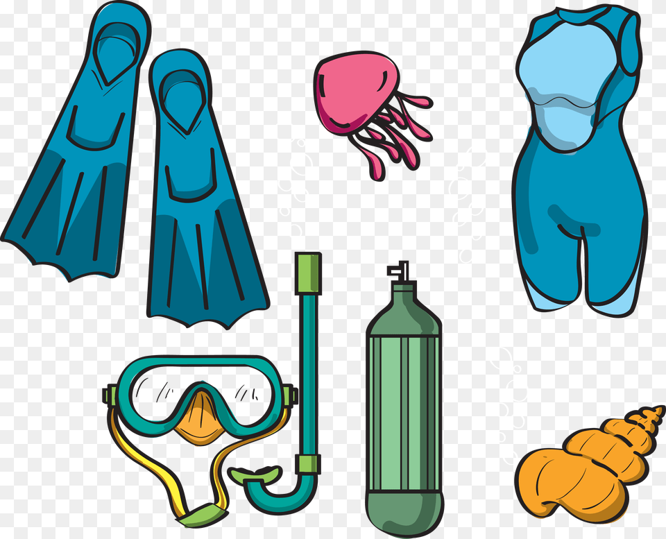 Scuba Diver Clipart Clip Art Equipo De Buceo Dibujo, Cleaning, Person Free Transparent Png