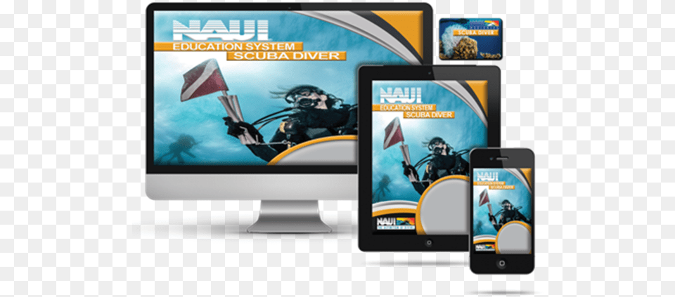 Scuba Diver Digital Plus Nes 600 Naui Elearning, Electronics, Computer, Mobile Phone, Phone Free Png Download