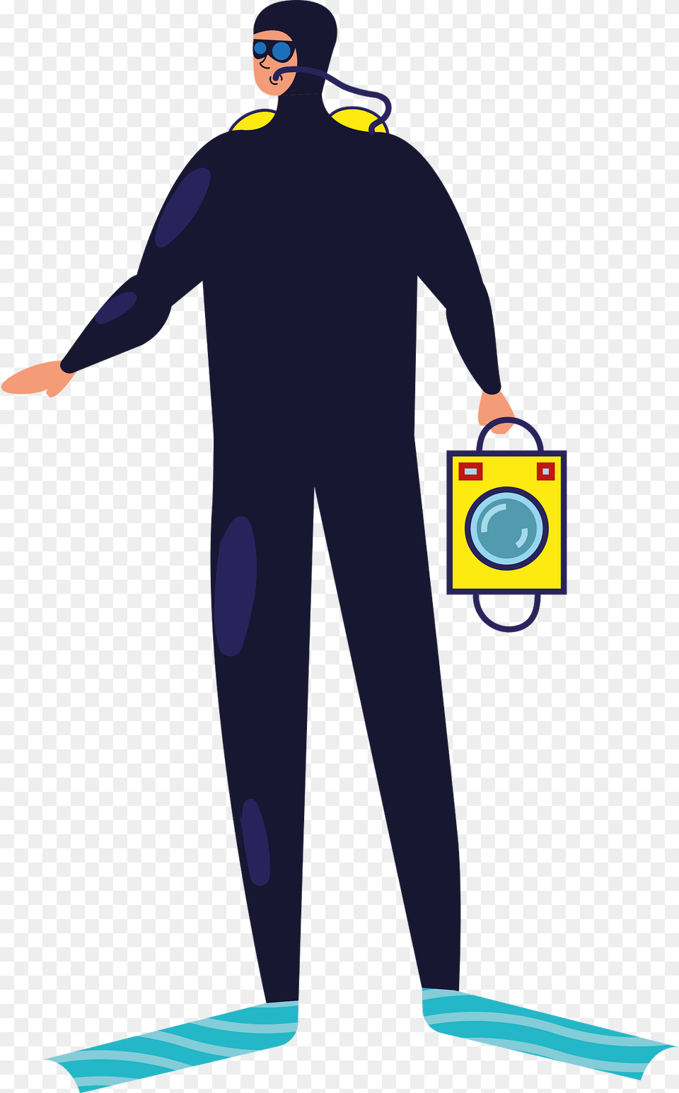 Scuba Diver Man Clipart, Sleeve, Clothing, Long Sleeve, Adult Png Image