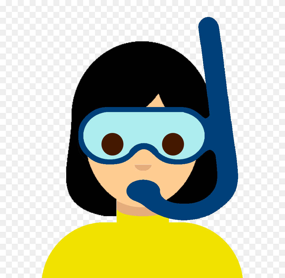 Scuba Diving Girl Emoji, Accessories, Goggles, Outdoors, Water Free Png