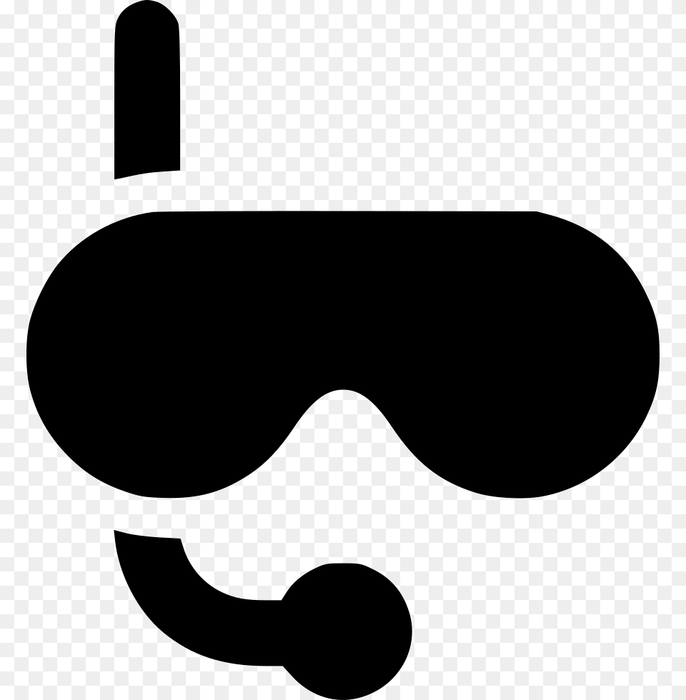 Scuba Gear Goggles Icon Download, Stencil, Head, Person, Face Png Image