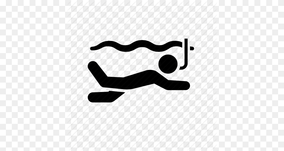 Scuba Stick Figure Swimmer Underwater Icon, Leisure Activities, Person, Sport, Swimming Png Image