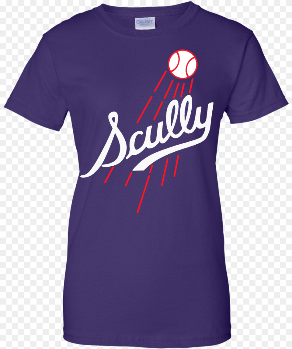 Scully In Los Angeles Dodgers Logo Style Shirt For Adult, Clothing, T-shirt Png Image