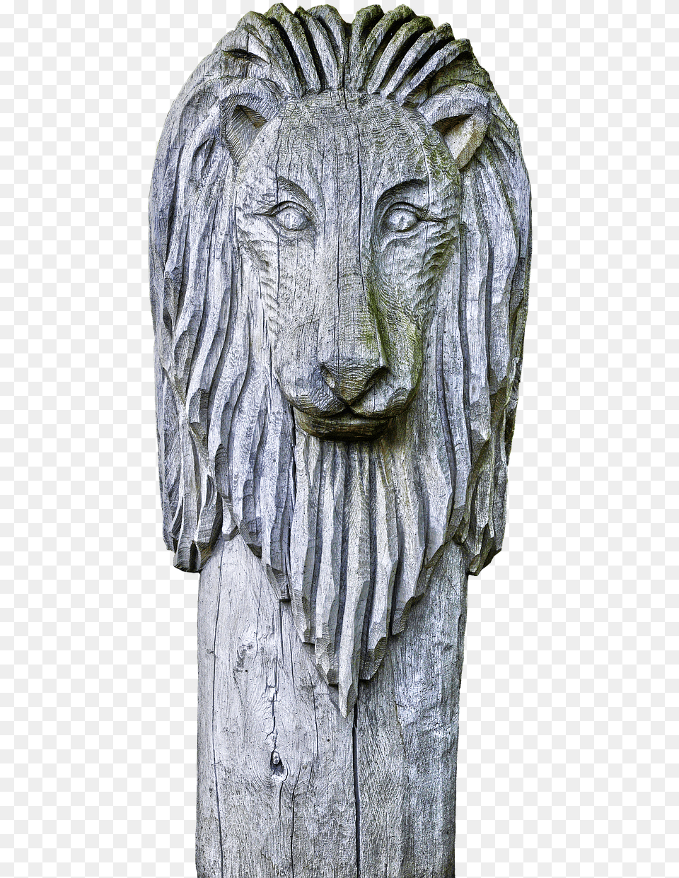 Sculpture Holzfigur Lion Photo Statue, Archaeology, Symbol, Emblem, Person Free Transparent Png