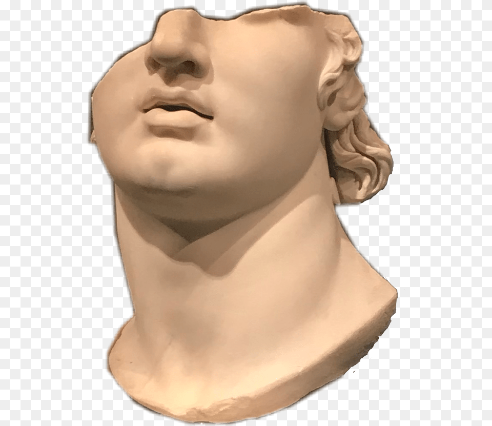 Sculpture Roman Bust Vaporwave, Face, Head, Person, Adult Free Png