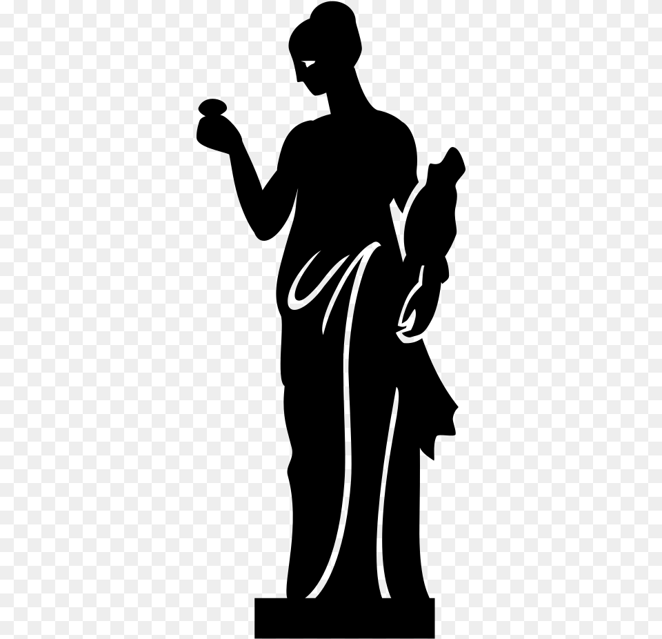 Sculpture Silhouette, Gray Png Image