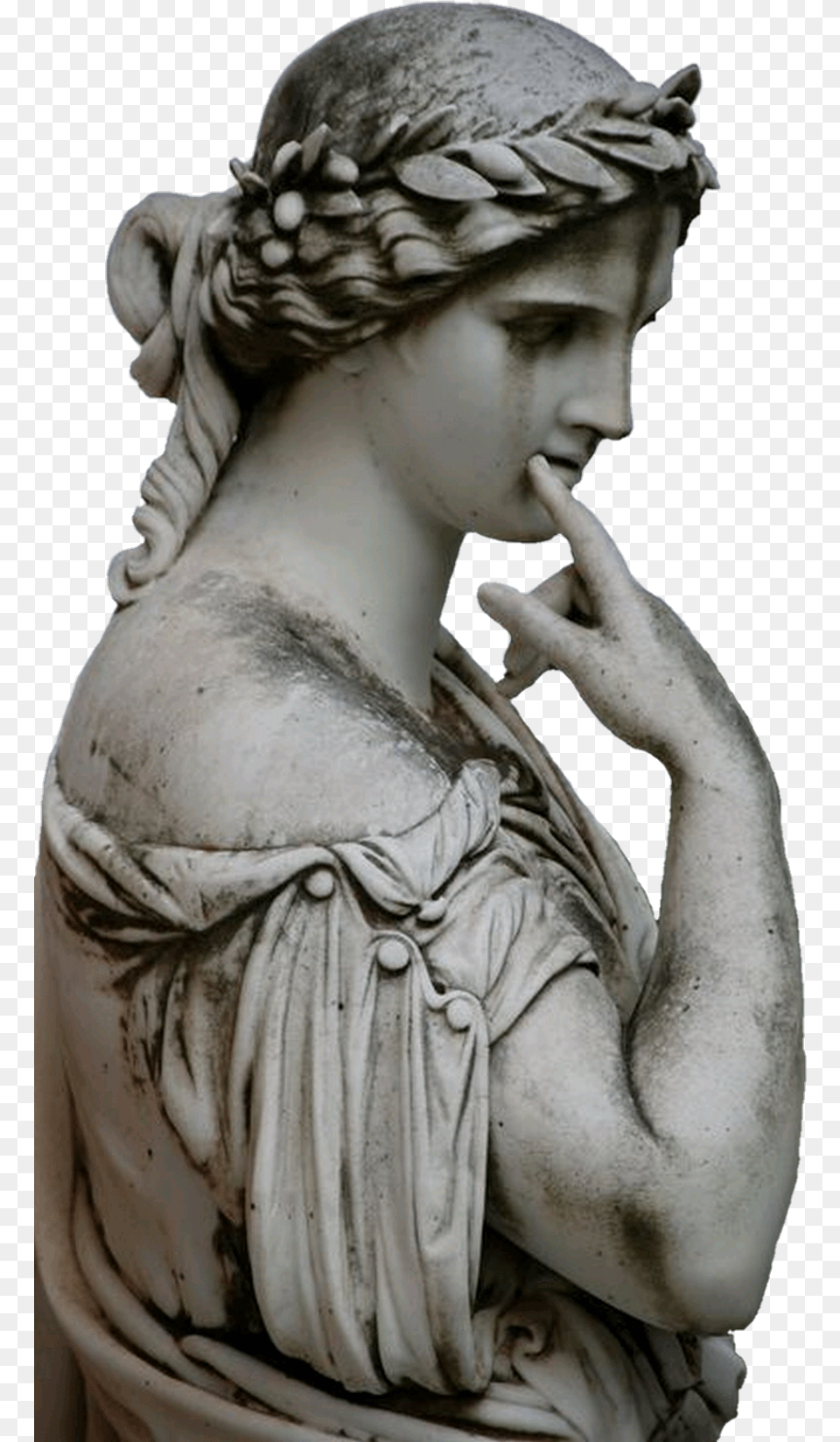 Sculpture Sticker Calliope Statue, Art, Adult, Male, Man Png Image