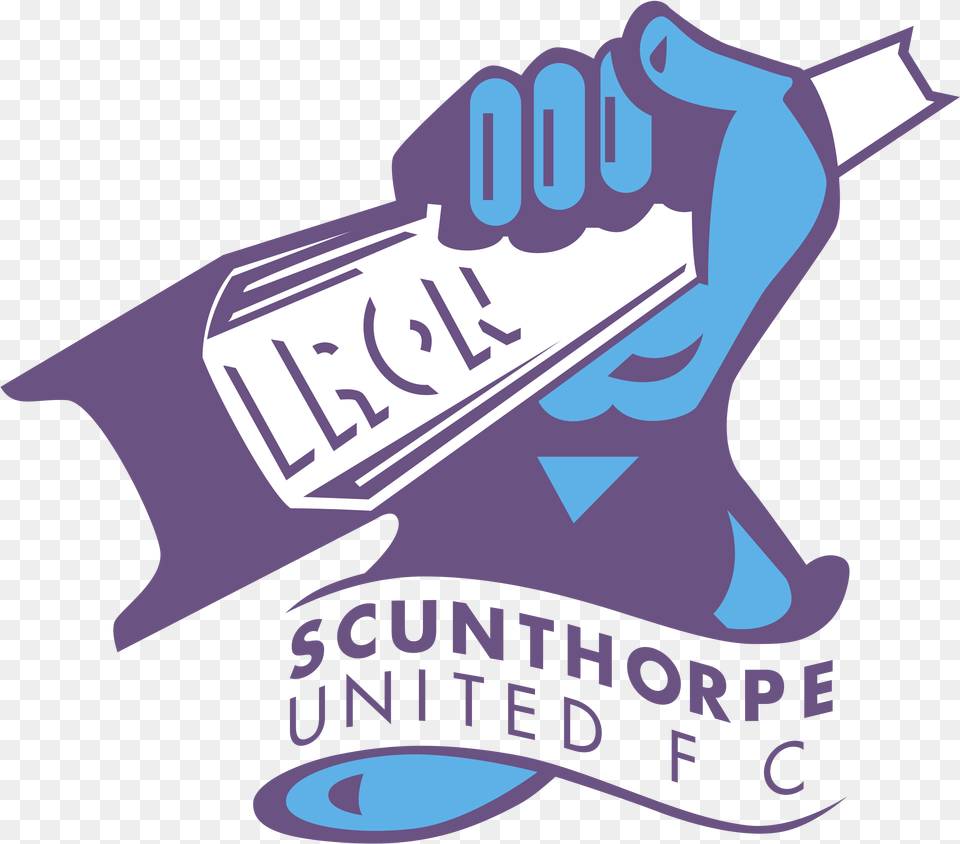 Scunthorpe United Fc Logo Transparent Scunthorpe United Fc Badge, Art, Graphics, Text Free Png