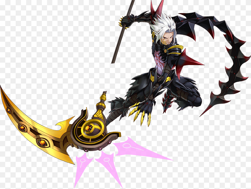 Scythe Clipart Hack Gu Terror Of Death Haseo, Adult, Female, Person, Woman Free Png Download