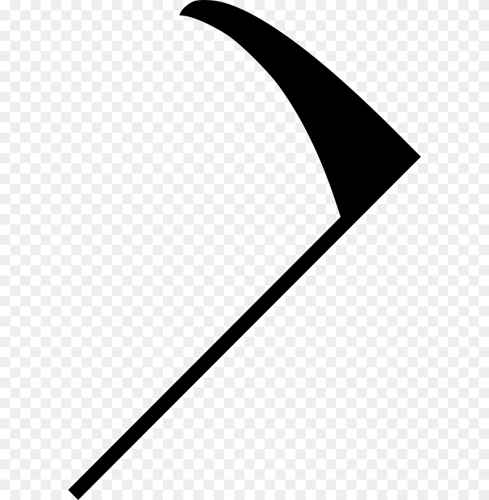 Scythe Scythe Icon Black, Device, Hoe, Tool Free Png Download