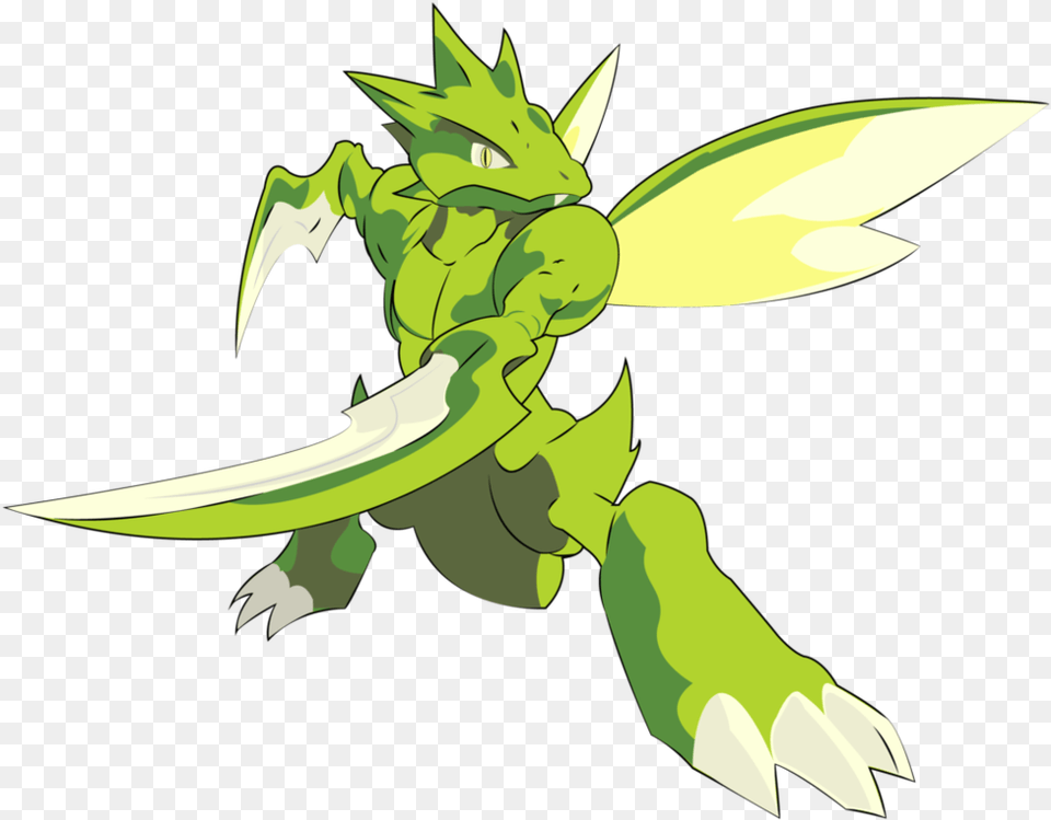 Scyther 9 Image Anime Mantis, Green Png