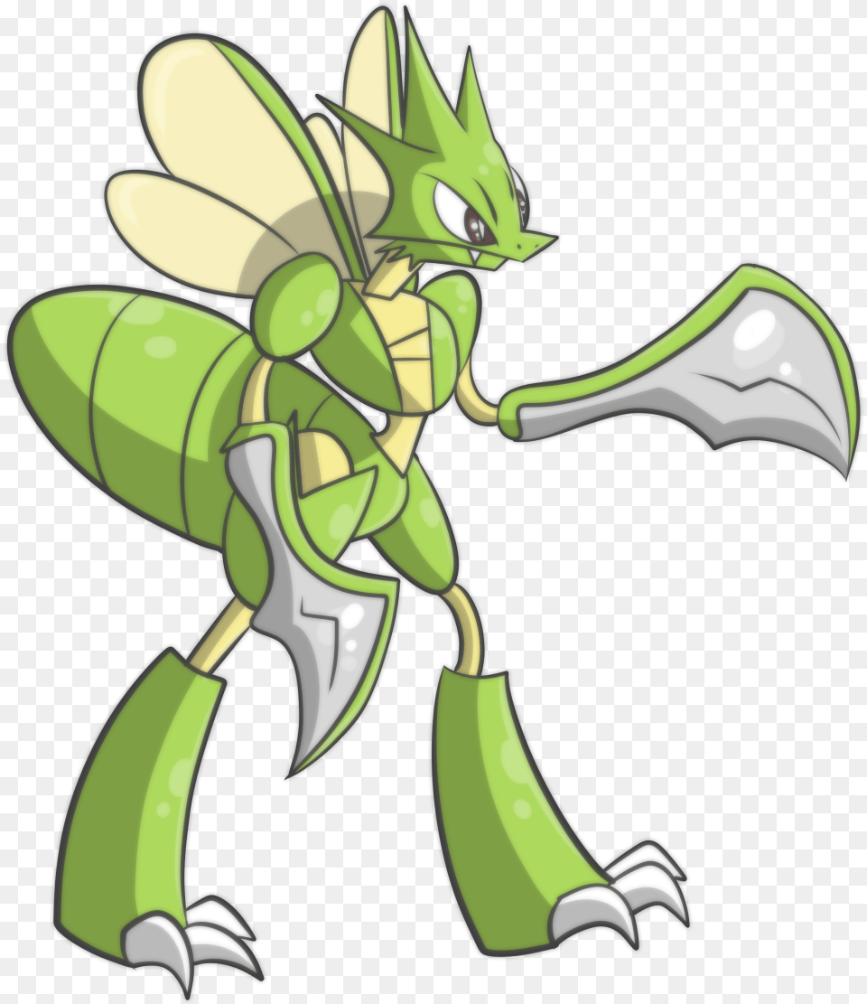 Scyther Cartoon, Animal, Bee, Insect, Invertebrate Png Image