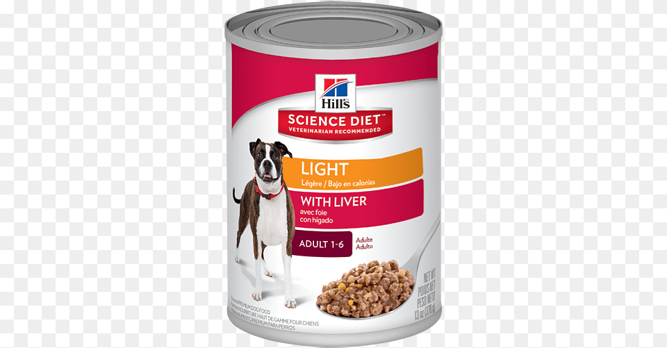 Sd Adult Light With Liver Dog Food Canned Hill39s Science Diet Adult Light, Aluminium, Pet, Mammal, Canine Free Transparent Png