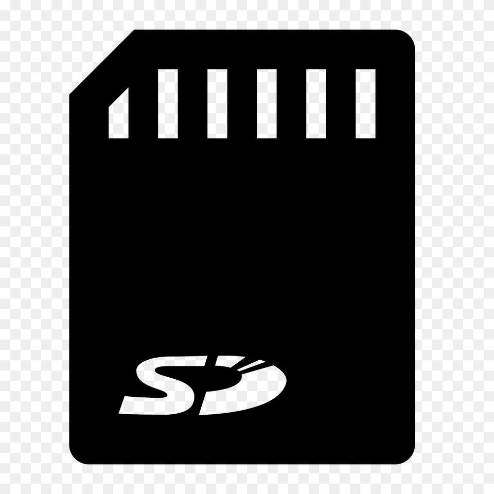 Sd Card, Gray Free Transparent Png
