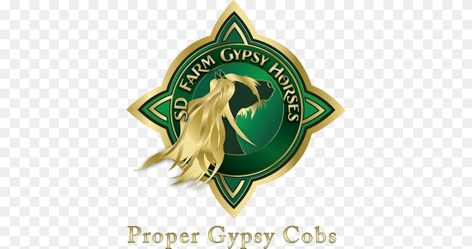 Sd Farm Gypsy Horses Logo Horse, Badge, Symbol, Food, Ketchup Free Transparent Png