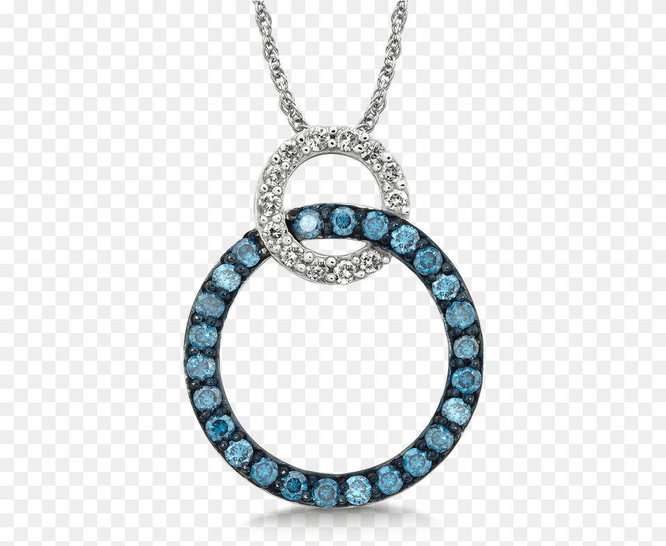 Sdc Creations Pave Set Blue And White Diamond Linked Necklace, Accessories, Jewelry, Gemstone, Locket Png