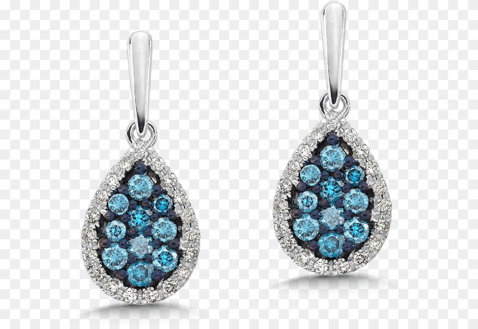 Sdc Creations Pave Set Diamond Cushion Shaped Halo Earring, Accessories, Jewelry, Gemstone, Necklace Png Image