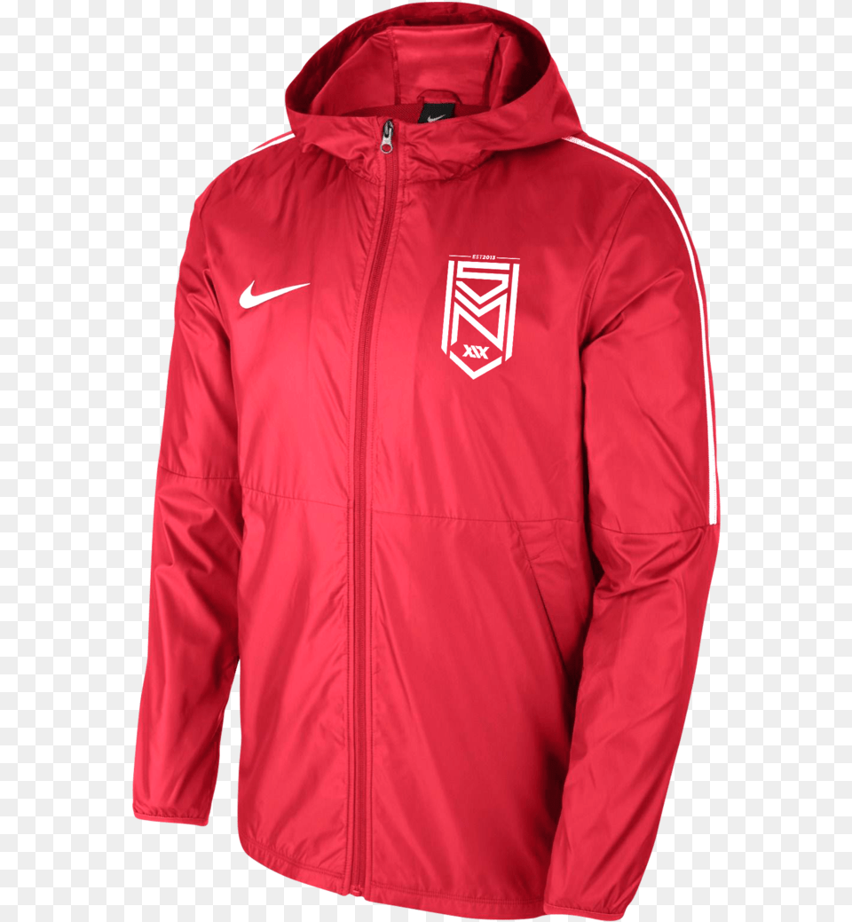 Sdmn X Nike Crest Logo Windbreaker Red, Clothing, Coat, Hoodie, Jacket Png