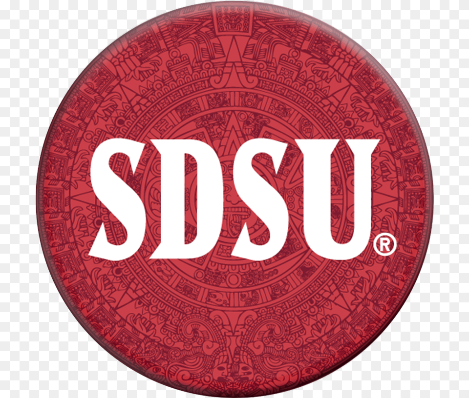 Sdsu Aztecs Aztec Calendar Tile Coaster, Logo, Symbol, Plate Free Png Download